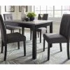 Ashley Dining Room Garvine Table & 4 Bar Stools